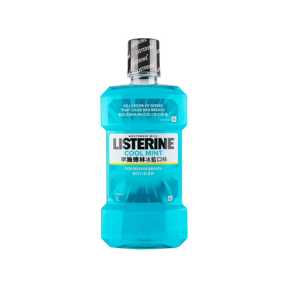 LISTERINE 李施德林漱口水-冰藍(COOL MINT) 1L