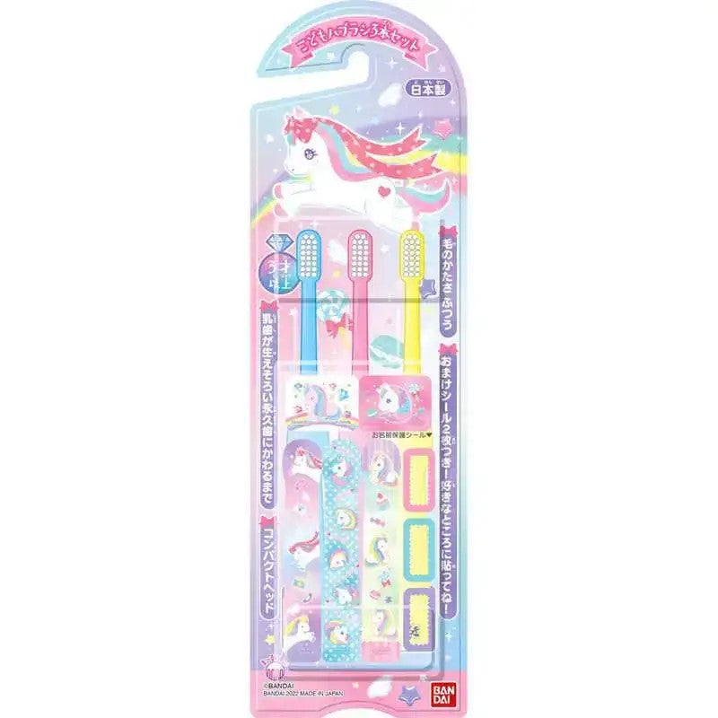 BANDAI 兒童牙刷(Y3+) – 獨角獸 3’S